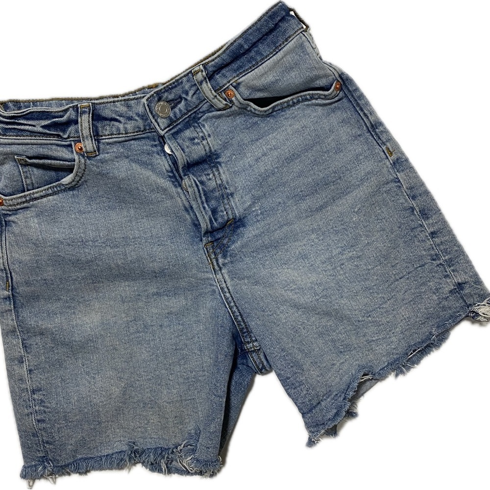 &Denim High-Rise Denim 90’s Cutoff Shorts - Blue size 4